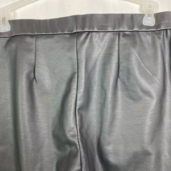 #90 VERO MODA Black Vegan Wide Leg Trousers - Picture 9 of 10